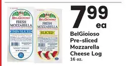 ACME BelGioioso Pre-sliced Mozzarella Cheese Log offer