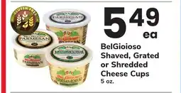 ACME BelGioioso Shaved, Grated or Shredded Cheese Cups offer