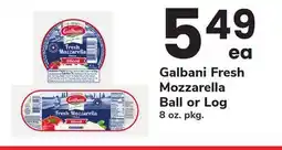 ACME Galbani Fresh Mozzarella Ball or Log offer