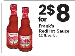 ACME Frank's RedHot Sauce offer