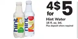 ACME Hint Water offer