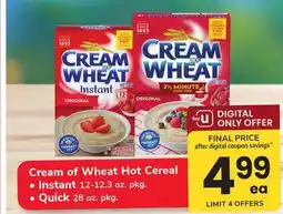 ACME Cream of Wheat Hot Cereal offer