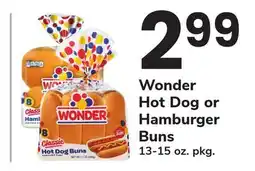 ACME Wonder Hot Dog or Hamburger Buns offer