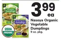 ACME Nasoya Organic Vegetable Dumplings offer