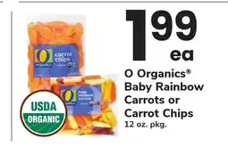 ACME O Organics Baby Rainbow Carrots or Carrot Chips offer