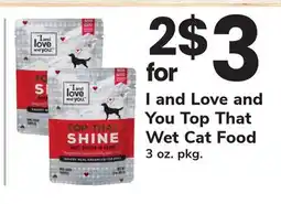 ACME I and Love and You Top That Wet Cat Food offer