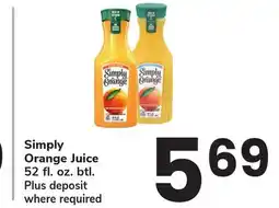 ACME Simply Orange Juice offer