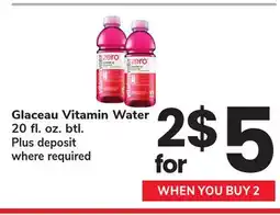 ACME Glaceau Vitamin Water offer