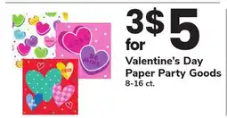 ACME Valentine's Day Paper Party Goods offer