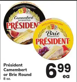 ACME PrΓ©sident Camembert or Brie Round offer