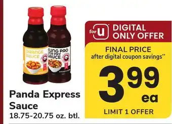 ACME Panda Express Sauce offer