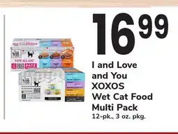 ACME I and Love and You XOXOS Wet Cat Food Multi Pack offer