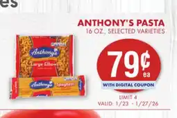 Smart & Final ANTHONY'S PASTA offer