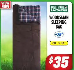 Big 5 Rugged Exposure Woodsman +25° Sleeping Bag offer