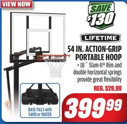 Big 5 Lifetime 54 Action Grip Portable Hoop offer