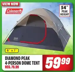 Big 5 Coleman Diamond Peak 4-Person Dome Tent offer
