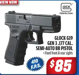 Big 5 Umarex Glock G19 Gen 3 .177 Caliber Semi-Auto BB Pistol offer