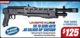 Big 5 Umarex T4E TB Semi Auto .68 Caliber Shotgun offer
