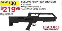 Dunham's Sports BULLTAC PUMP 12GA SHOTGUN offer