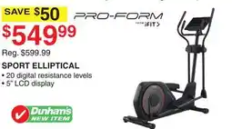 Dunham's Sports SPORT ELLIPTICAL offer