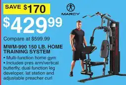 Dunham's Sports MWM-990 150 LB. HOME TRAINING SYSTEM offer