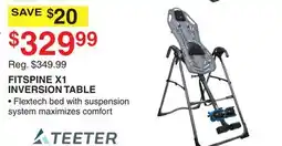 Dunham's Sports FITSPINE X1 INVERSION TABLE offer