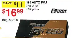 Dunham's Sports 380 AUTO FMJ offer