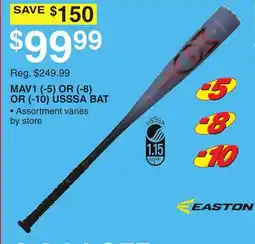 Dunham's Sports MAV1 (-5) OR (-8) OR (-10) USSSA BAT offer