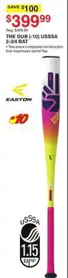 Dunham's Sports THE DUB (-10) USSSA 2-3/4 BAT offer