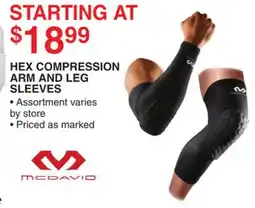 Dunham's Sports HEX COMPRESSION ARM AND LEG SLEEVES offer