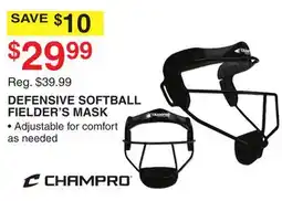Dunham's Sports DEFENSIVE SOFTBALL FIELDER'S MASK offer