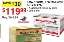 Dunham's Sports USA 5.56MM, 5.56 FMJ M855 OR 223 FMJ offer