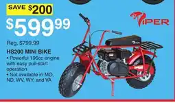 Dunham's Sports HS200 MINI BIKE offer