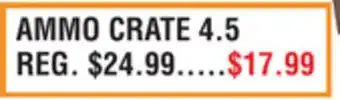 Dunham's Sports AMMO CRATE 4.5 offer