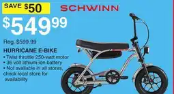 Dunham's Sports HURRICANE E-BIKE offer