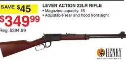 Dunham's Sports LEVER ACTION 22LR RIFLE offer