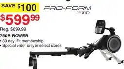 Dunham's Sports 750R ROWER offer