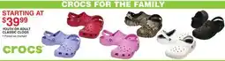 Dunham's Sports YOUTH OR ADULT CLASSIC CLOGS offer