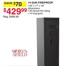 Dunham's Sports 14 GUN FIREPROOF offer