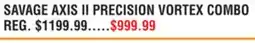 Dunham's Sports SAVAGE AXIS II PRECISION VORTEX COMBO offer