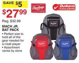 Dunham's Sports MACH JR. BAT PACK offer