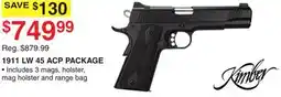 Dunham's Sports 1911 LW 45 ACP PACKAGE offer
