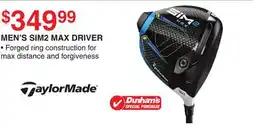 Dunham's Sports TAYLORMADE MEN'S SIM2 MAX DRIVER offer