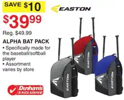 Dunham's Sports ALPHA BAT PACK offer