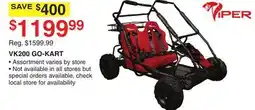 Dunham's Sports VK200 GO-KART offer