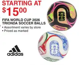 Dunham's Sports FIFA WORLD CUP 2026 TRIONDA SOCCER BALLS offer