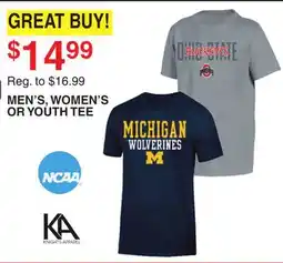 Dunham's Sports MEN'S, WOMEN'S OR YOUTH TEE offer