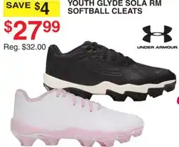 Dunham's Sports YOUTH GLYDE SOLA RM SOFTBALL CLEATS offer