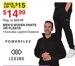 Dunham's Sports MEN'S WOVEN PANTS OR FLEECE offer