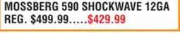 Dunham's Sports MOSSBERG 590 SHOCKWAVE 12GA offer